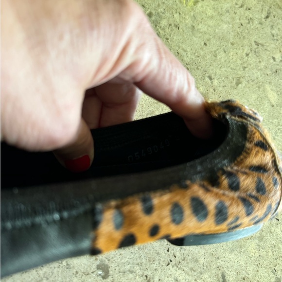 NWOT Attilio Giusti Leombruni Animal Print Italian Ballet Flats 8 U.S./38 Eur - Picture 7 of 8